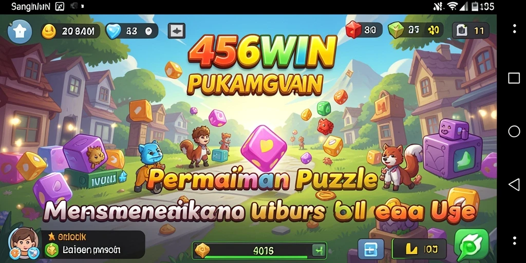 Tampilan gameplay Puzzle yang menarik dari 456WIN.