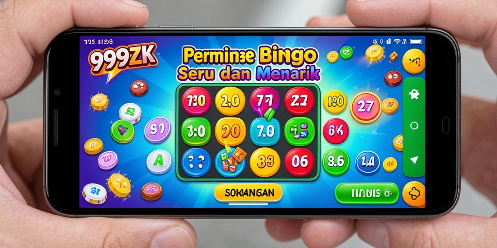 Tampilan gameplay seru dari 999ZK dengan suasana Bingo yang menggembirakan.