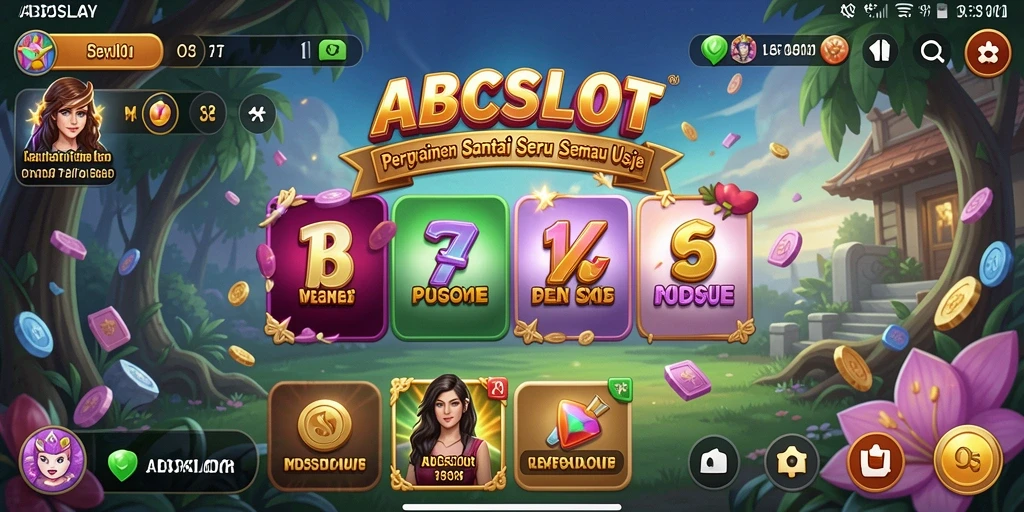 Screenshot menunjukkan gameplay seru ABCSLOT dengan grafis menarik.
