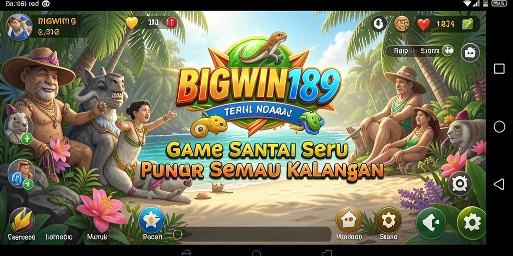 Tampilan gameplay seru dari BIGWIN189 yang penuh warna.