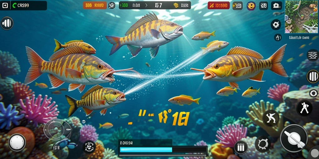 Tangkapan layar dari gameplay seru Tembak Ikan di CRS99.