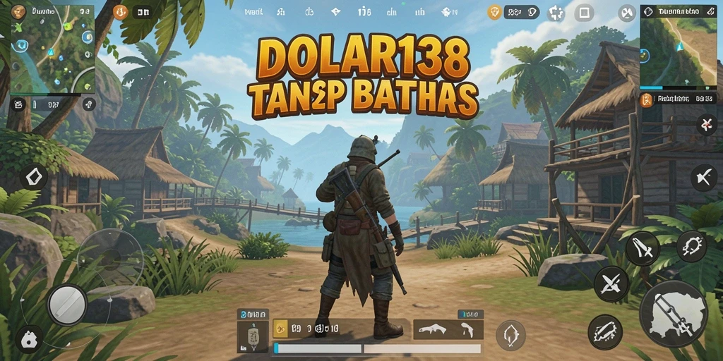 Tangkapan layar gameplay <strong>DOLAR138</strong> menampilkan dunia terbuka yang luas dan mendetail.