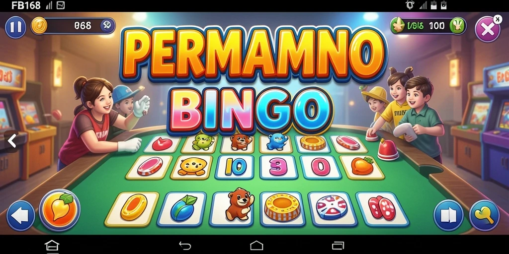 Screenshot gameplay FB168 menampilkan permainan Bingo yang seru.