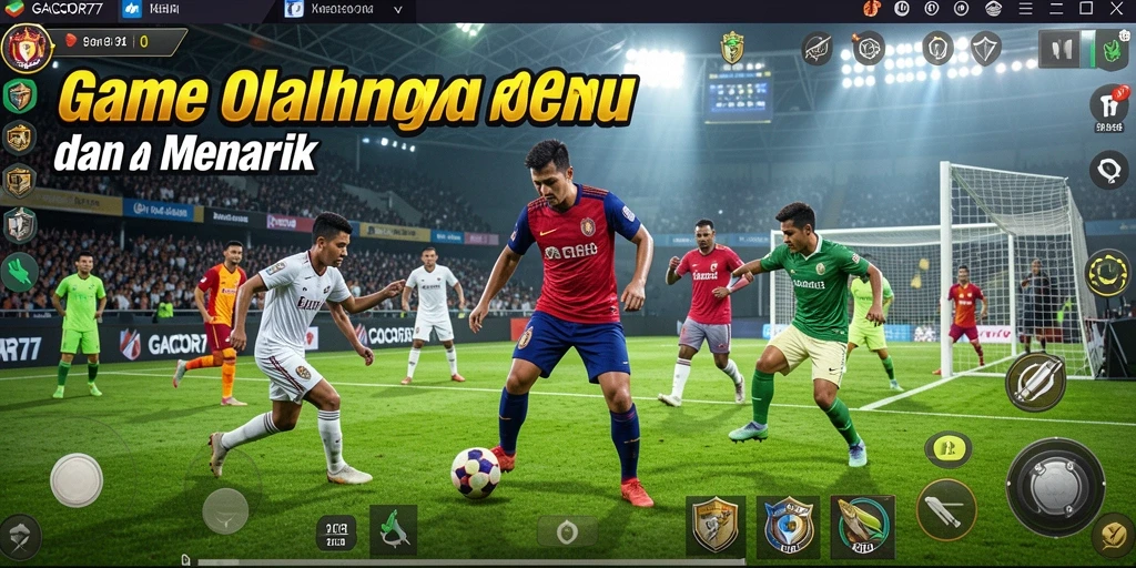 Tampilan gameplay menarik dari GACOR77 yang penuh aksi olahraga.