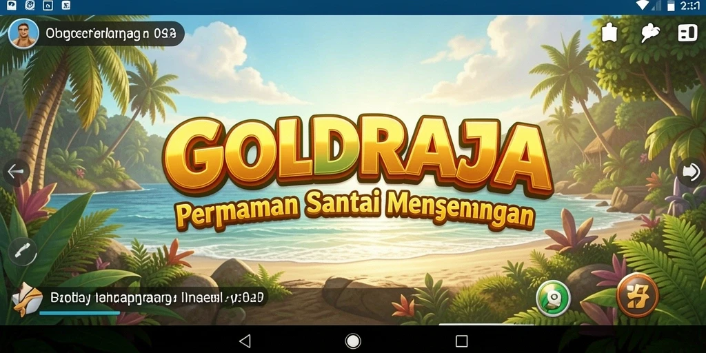 Tangkapan layar gameplay <strong>GOLDRAJA</strong> yang menampilkan aksi seru dan penuh warna.