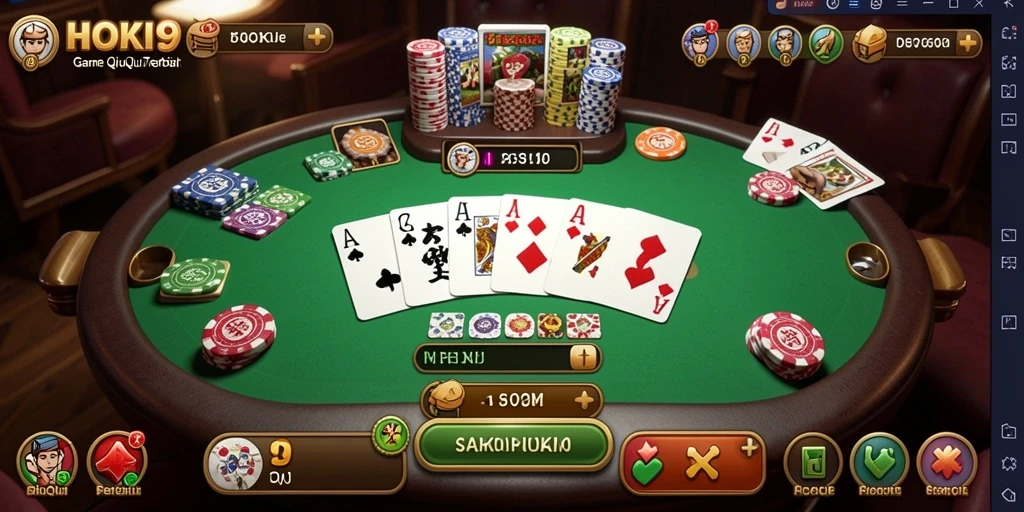 Screenshot gameplay QiuQiu HOKI9 yang menarik dan mengasyikkan.