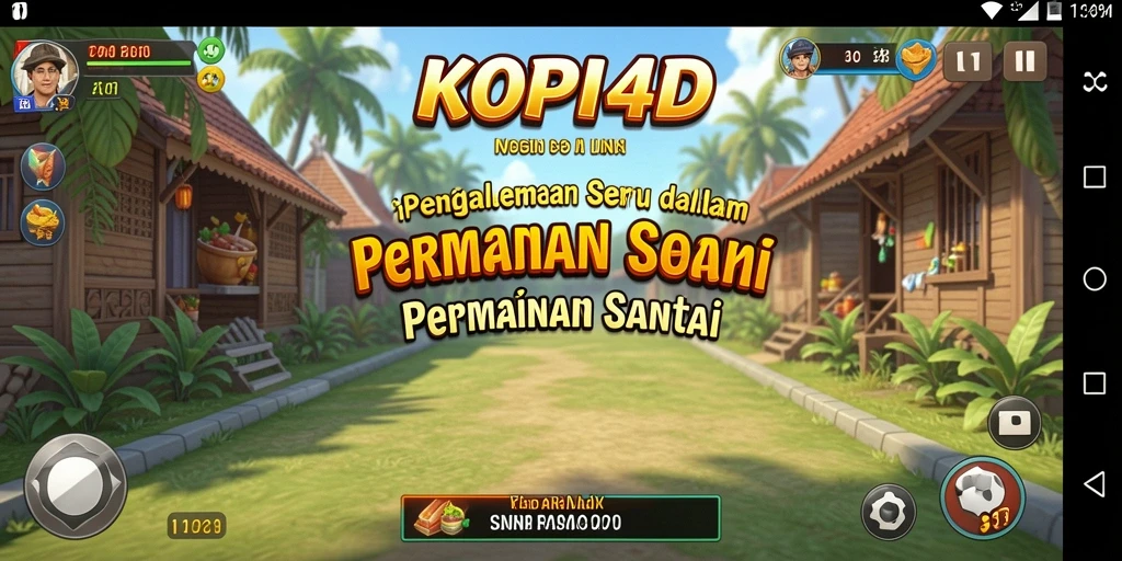 Gambar gameplay KOPI4D yang seru dan penuh warna.