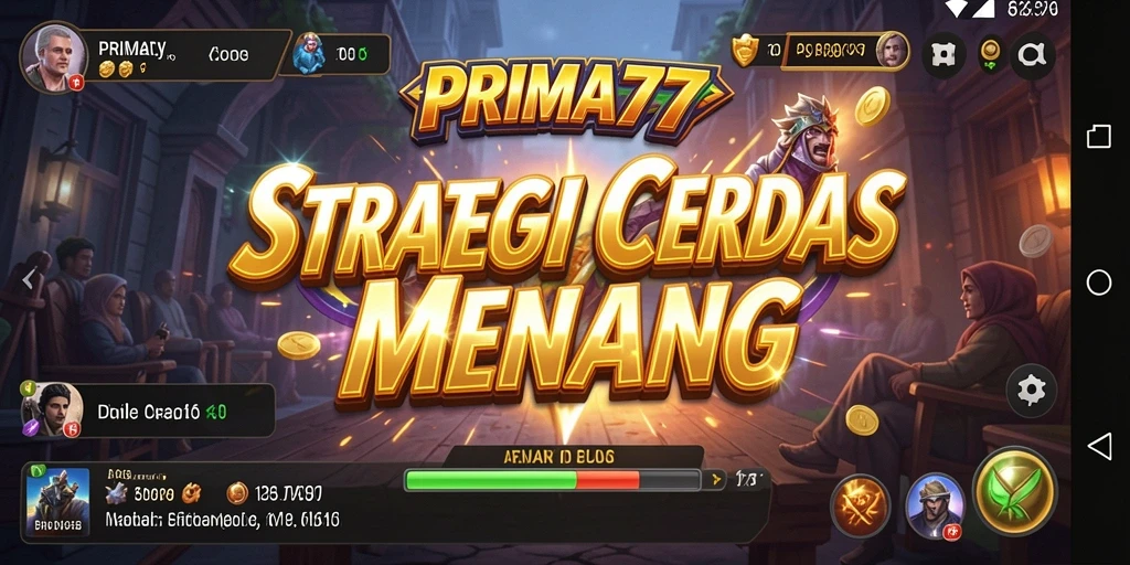 Tampilan seru gameplay PRIMA77 yang penuh strategi.