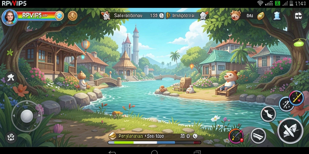 Tampilan menarik dari gameplay RPVIP5 yang menghibur.