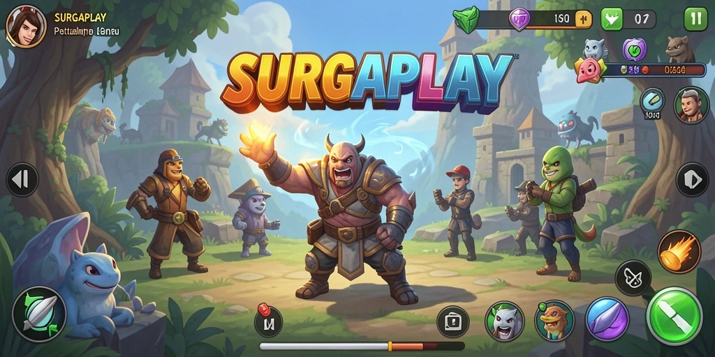 Tampilan gameplay SURGAPLAY yang menarik